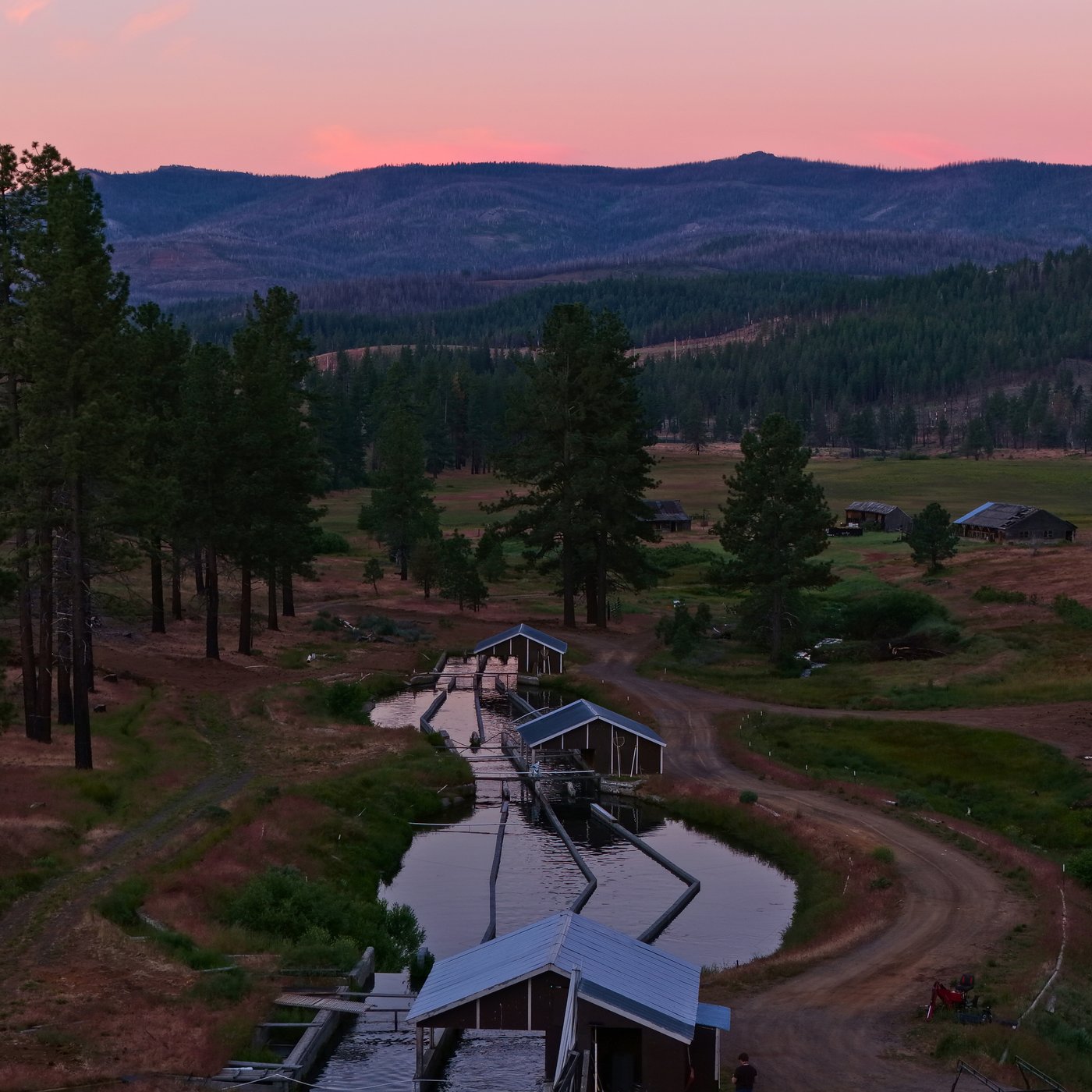 McFarland Springs trout farm, California
